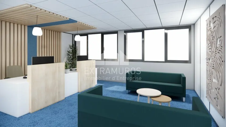 vente : plateau de bureaux de 338m² à Villeurbanne