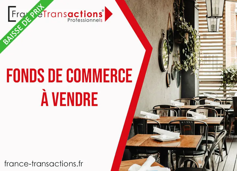 31100, FONDS DE COMMERCE RESTAURANT 174M², TERRASSE, EXTRACTION