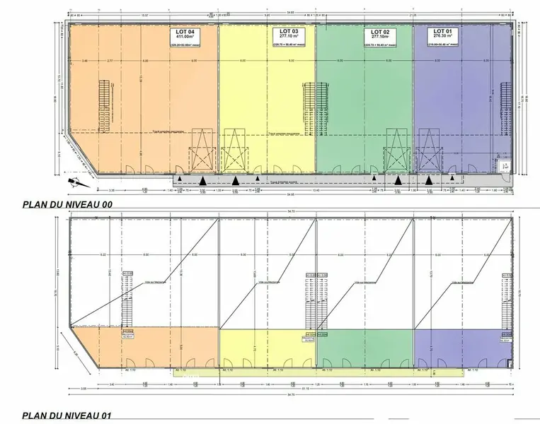 A vendre Locaux d'activité 1240m² Arthémonay