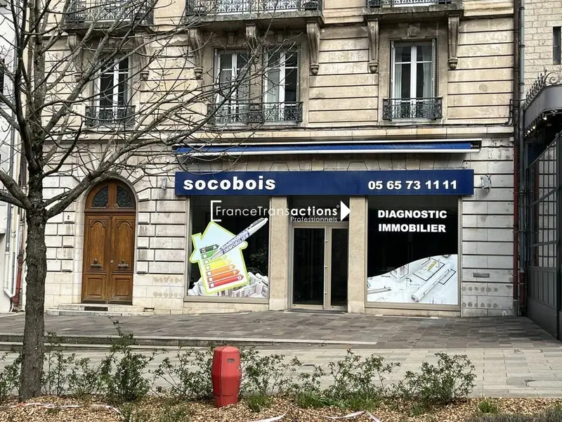 A LOUER LOCAL COMMERCIAL 314 m² CENTRE VILLE RODEZ