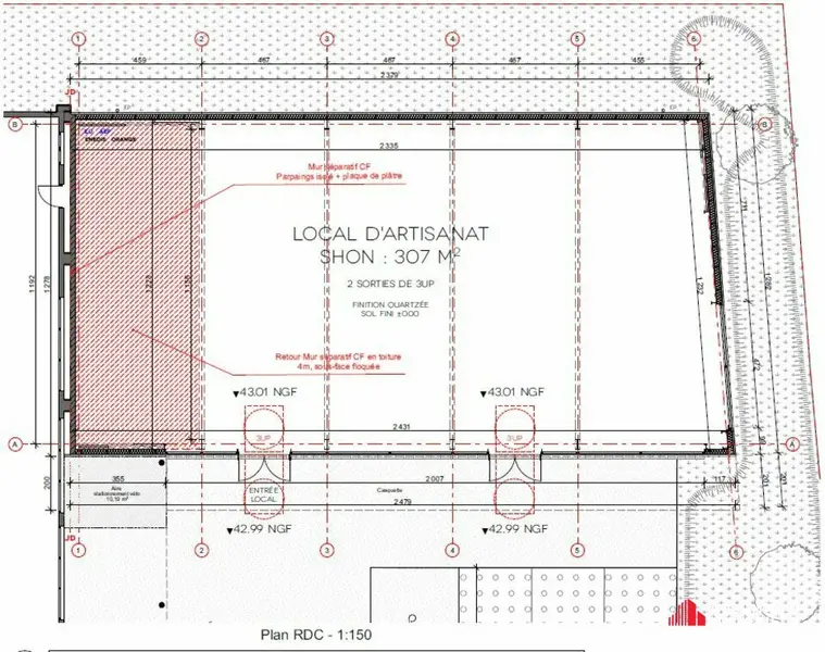 LE HAILLAN SHOWROOM A LOUER