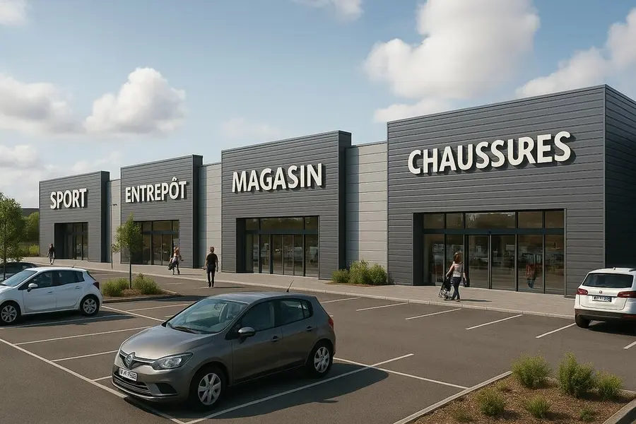 À LOUER  Locaux commerciaux  de 300 et 500 m² emplacement N°1 Bazet