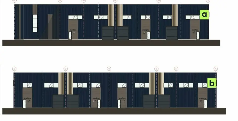 A vendre local d'activité neuf d'environ 272m²